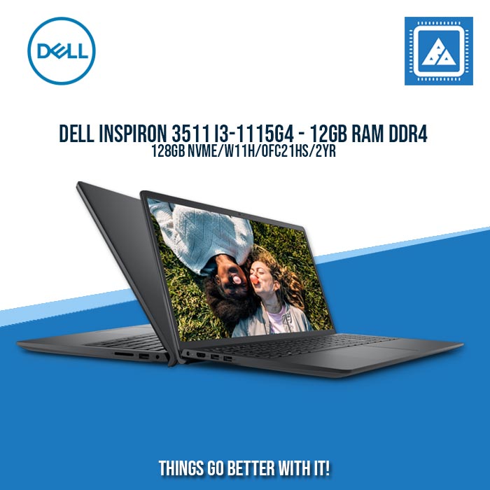DELL INSPIRON 3511 I3-1115G4 - 12GB RAM DDR4 BEST STUDENTS AND MULTITASKING DELL INSPIRON 3511 I3-1115G4 - 12GB RAM DDR4 BEST STUDENTS AND MULTITASKING